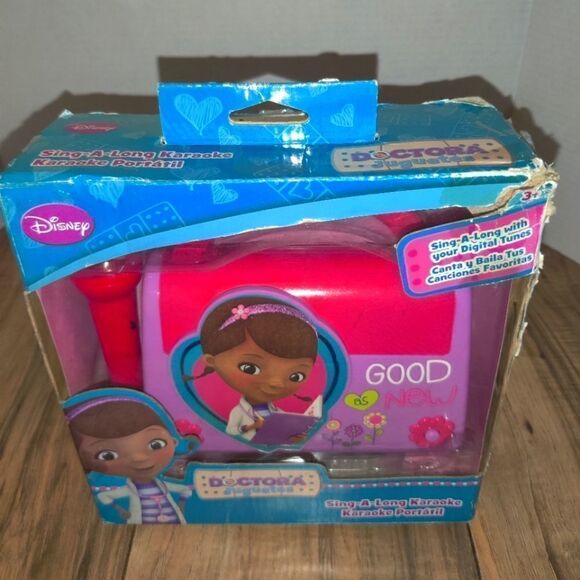Disney Doctora Jugetes Sing Along Karaoke 2014 Sakar. Packaging has some damage - Picture 1 of 6